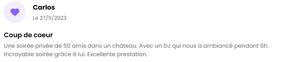 Avis client The French Deejay's sur 1001 DJ