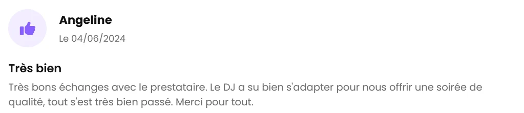 Avis client The French Deejay's sur 1001 DJ