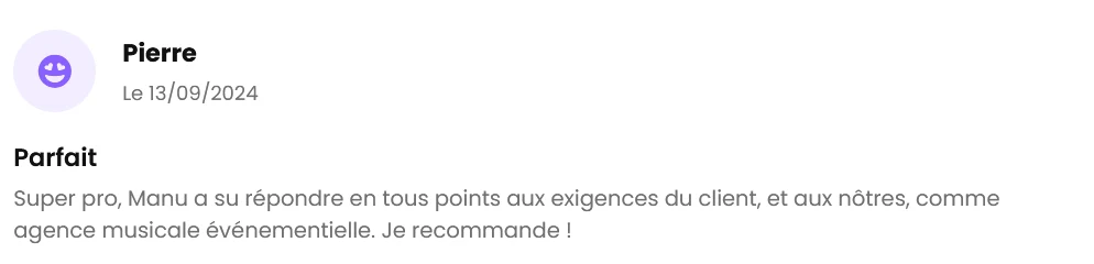 Avis client The French Deejay's sur 1001 DJ