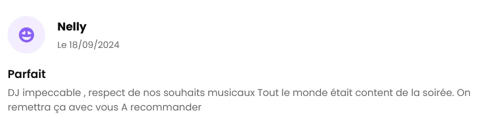 Avis client The French Deejay's sur 1001 DJ