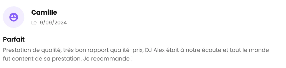 Avis client The French Deejay's sur 1001 DJ
