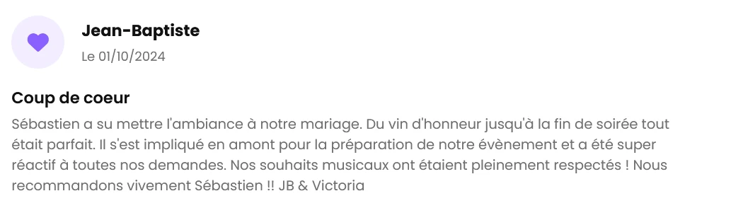 Avis client The French Deejay's sur 1001 DJ