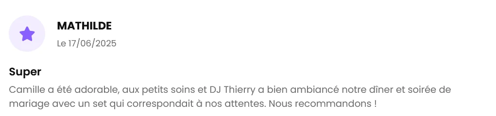 Avis client The French Deejay's sur 1001 DJ