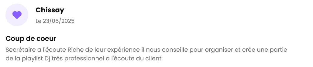 Avis client The French Deejay's sur 1001 DJ