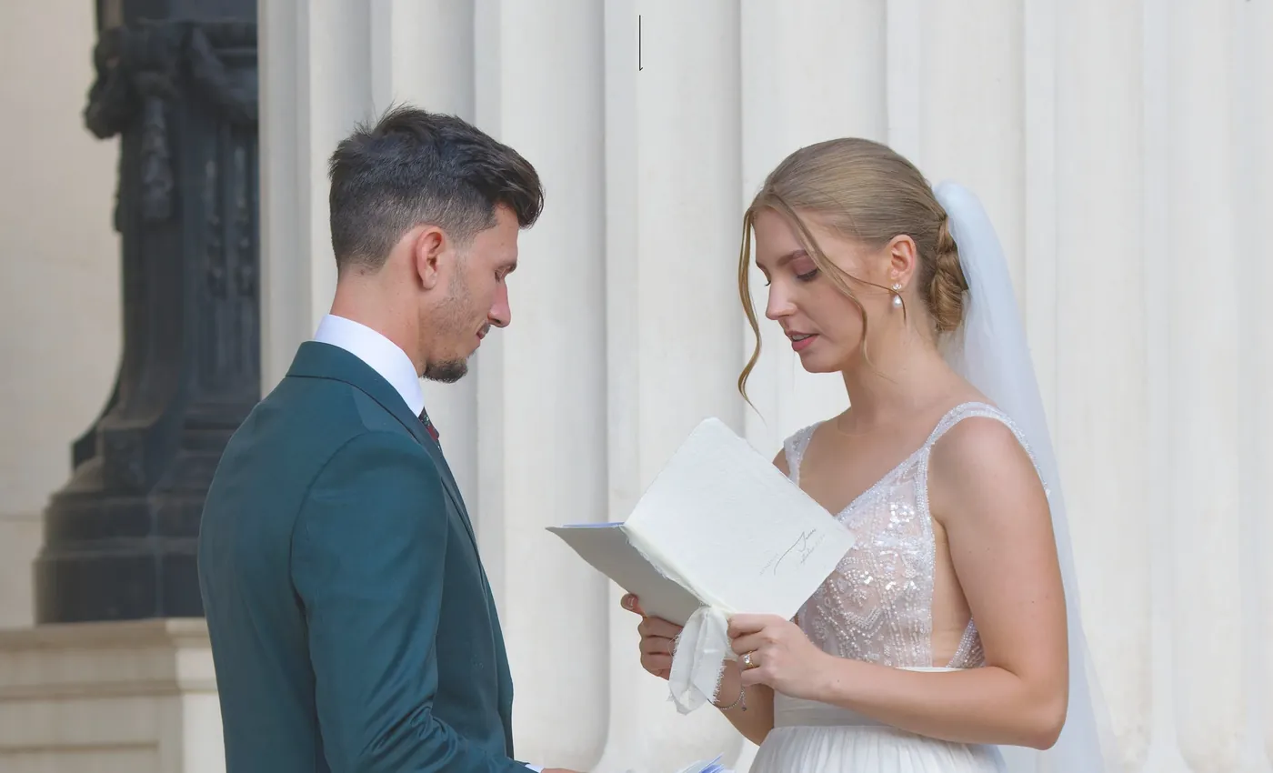 Cérémonie laïque de mariage, DJ mariage — échange des voeux